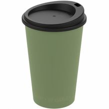 Kaffeebecher "ToGo", 0,3 l (geselliges grün, schwarz) (Art.-Nr. CA318669)