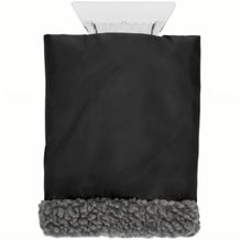 Eiskratzer "Vision" mit Handschuh (schwarz, weiß) (Art.-Nr. CA320951)