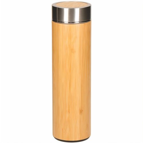 Vakuum Flasche "Bambus", large (Art.-Nr. CA321412) - Perfekt für Ihren nächsten Tee! Doppel...