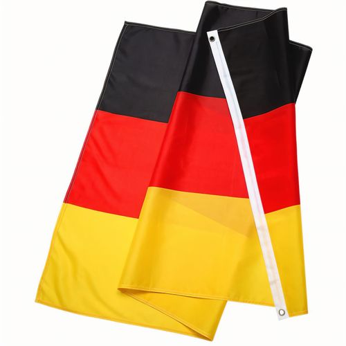 Flagge "Nations", 1,5 m (Art.-Nr. CA336500) - Große Deutschland-Flagge mit zwei Metal...
