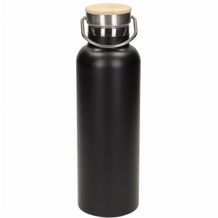 Vakuum Flasche "Cascada" 0,7 l (Schwarz) (Art.-Nr. CA341502)