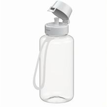 Trinkflasche "School", 700 ml, inkl. Strap (weiß) (Art.-Nr. CA348219)