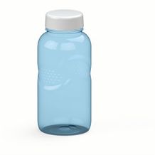 Trinkflasche Carve "Refresh", 500 ml (transparent-blau, weiß) (Art.-Nr. CA351439)