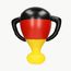 Aufblasbarer Pokal "Deutschland" (Deutschland-Farben) (Art.-Nr. CA362367)