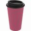 Kaffeebecher "Premium" (rosa, schwarz) (Art.-Nr. CA363143)