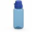Trinkflasche "School", 400 ml (transluzent-blau, blau) (Art.-Nr. CA377158)