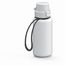 Trinkflasche "School", 400 ml, inkl. Strap (weiß) (Art.-Nr. CA390535)