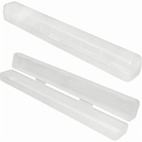 Schutzbox "Zahnbürste" (Art.-Nr. CA398402) - Kunststoffdose zum Aufklappen mit Platz...