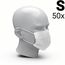 Mund-Nasen-Schutz "3-Ply" 50er Set, Größe S (weiß) (Art.-Nr. CA399254)