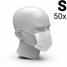 Mund-Nasen-Schutz '3-Ply' 50er Set, Größe S (weiß) (Art.-Nr. CA399254)