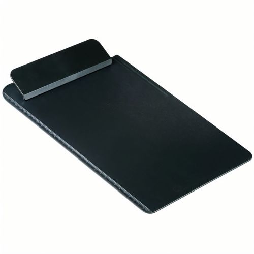 Schreibboard "DIN A4 schwarz" (Art.-Nr. CA405129) - DIN A4 Klemmbrett mit Anlegeleiste,...