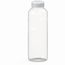 Trinkflasche Carve "Refresh", 1,0 l (transparent, weiß) (Art.-Nr. CA414335)