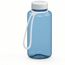 Trinkflasche "Refresh", 700 ml, inkl. Strap (transluzent-blau, weiß) (Art.-Nr. CA423193)