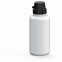 Trinkflasche "School", 700 ml (weiß, schwarz) (Art.-Nr. CA428023)
