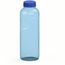Trinkflasche Carve "Refresh", 1,0 l (transparent-blau, blau) (Art.-Nr. CA430026)