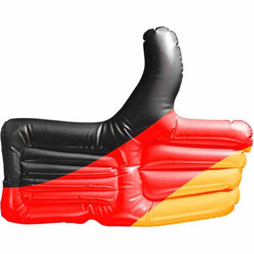Aufblasbarer Daumen "Deutschland" (Art.-Nr. CA452189) - Daumen hoch für Deutschland. Aufblasbar...