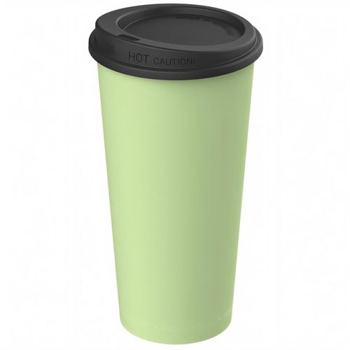 Kaffeebecher "ToGo", 0,4 l (Art.-Nr. CA458420) - Die Welt sieht mit einem Kaffee in der...