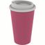 Kaffeebecher "Premium" (rosa, weiß) (Art.-Nr. CA471285)