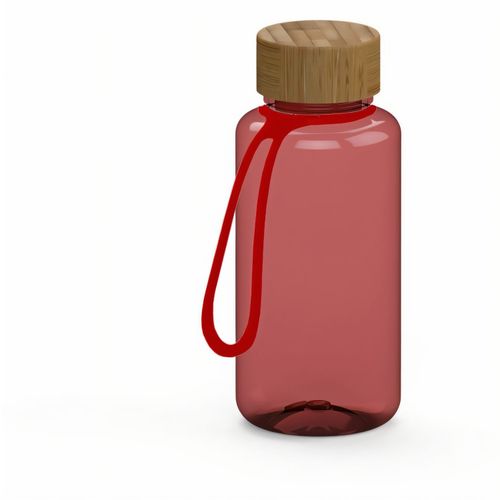 Trinkflasche "Natural", 700 ml, inkl. Strap (Art.-Nr. CA488529) - Sieht aus wie Glas, wiegt aber nicht...