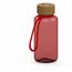 Trinkflasche "Natural", 700 ml, inkl. Strap (transparent-rot, rot) (Art.-Nr. CA488529)