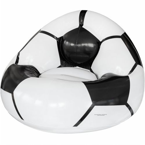 Aufblasbarer Fußballsessel "Coach" (Art.-Nr. CA498471) - Pfiffig und bequem. Aufblasbare Sitzgele...