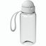 Trinkflasche "Junior", 400 ml inkl. Strap (transparent, weiß) (Art.-Nr. CA500524)