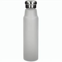 Glasflasche "Life" 700 ml, Frosted (Grau) (Art.-Nr. CA503580)