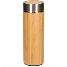 Vakuum Flasche "Bambus", small (Braun) (Art.-Nr. CA517514)