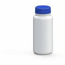 Trinkflasche "Refresh", 400 ml (weiß, blau) (Art.-Nr. CA518705)