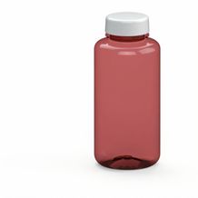 Trinkflasche "Refresh", 700 ml (transluzent-rot, weiß) (Art.-Nr. CA546912)