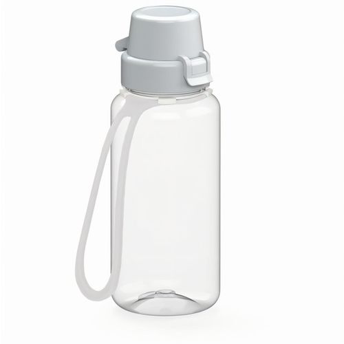 Trinkflasche "School", 400 ml, inkl. Strap (Art.-Nr. CA549142) - Die perfekte Flasche für Kindergarten...
