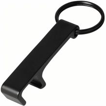 Schlüsselanhänger "Smartopener" (matt-schwarz) (Art.-Nr. CA558022)