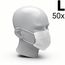 Mund-Nasen-Schutz "3-Ply" 50er Set, Größe L (weiß) (Art.-Nr. CA576594)