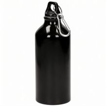 Aluminiumflasche "Sporty" 0,6 l (Schwarz) (Art.-Nr. CA583744)