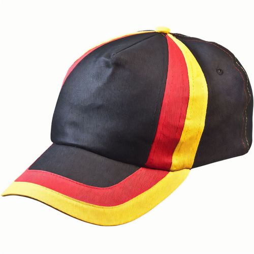 Cap "Stripes" Deutschland (Art.-Nr. CA583948) - Sportlich und schick zugleich. Hochwerti...