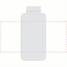 Trinkflasche 'School' klar-transparent 0, 7 l (transparent / weiß) (Art.-Nr. CA597483)