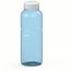 Trinkflasche Carve "Refresh", 700 ml (transparent-blau, weiß) (Art.-Nr. CA611934)