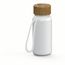 Trinkflasche "Natural", 400 ml, inkl. Strap (weiß, transparent) (Art.-Nr. CA646779)