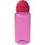 Trinkflasche "Junior", 400 ml, RENEW (transparent-rot, pink) (Art.-Nr. CA666539)