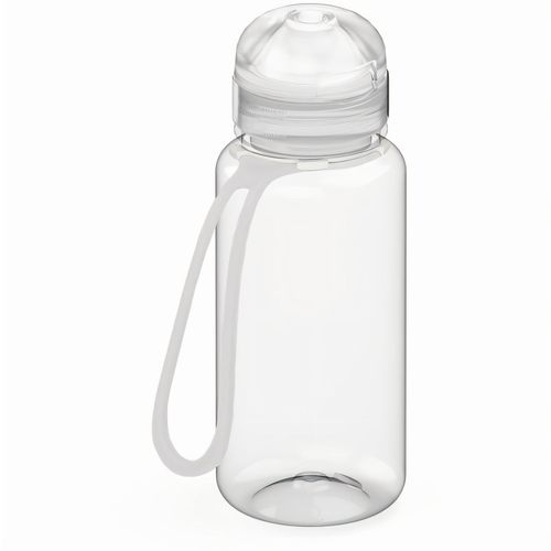Trinkflasche "Sports", 400 ml, inkl. Strap (Art.-Nr. CA678972) - Die perfekte Flasche für Kindergarten...