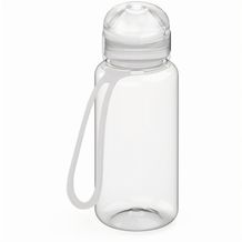 Trinkflasche "Sports", 400 ml, inkl. Strap (transparent) (Art.-Nr. CA678972)