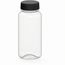 Trinkflasche "Refresh", 400 ml (transparent, schwarz) (Art.-Nr. CA690850)
