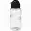 Trinkflasche Carve "Junior", 500 ml (transparent, schwarz) (Art.-Nr. CA694333)