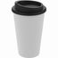 Kaffeebecher "Premium" (weiß, schwarz) (Art.-Nr. CA703760)
