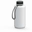 Trinkflasche "Refresh", 1,0 l, inkl. Strap (weiß, schwarz) (Art.-Nr. CA706793)