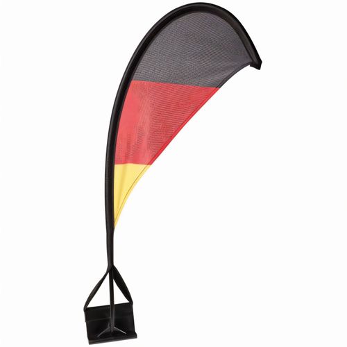Autofahne "Windsegel" Deutschland (Art.-Nr. CA720043) - Autofahne mal anders. Deutschlandflagge...