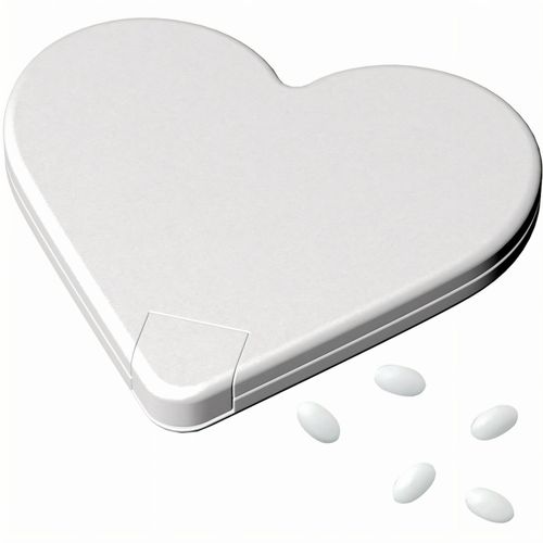 Mint-Spender "Herz" (Art.-Nr. CA721280) - Eine Herzensangelegenheit. Flachbox mit...