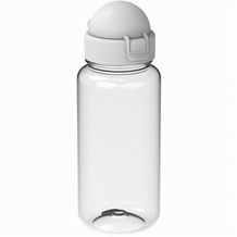 Trinkflasche "Junior", 400 ml (transparent, weiß) (Art.-Nr. CA725010)