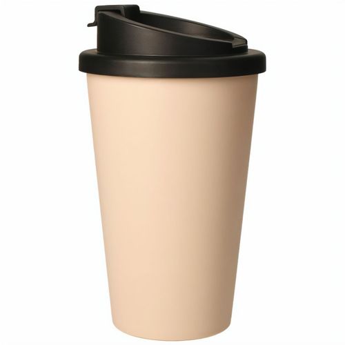 Bio-Kaffeebecher "Premium Deluxe" (Art.-Nr. CA731139) - Doppelwandiger Thermobecher mit verschra...