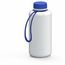Trinkflasche "Refresh", 1,0 l, inkl. Strap (weiß, blau) (Art.-Nr. CA731626)